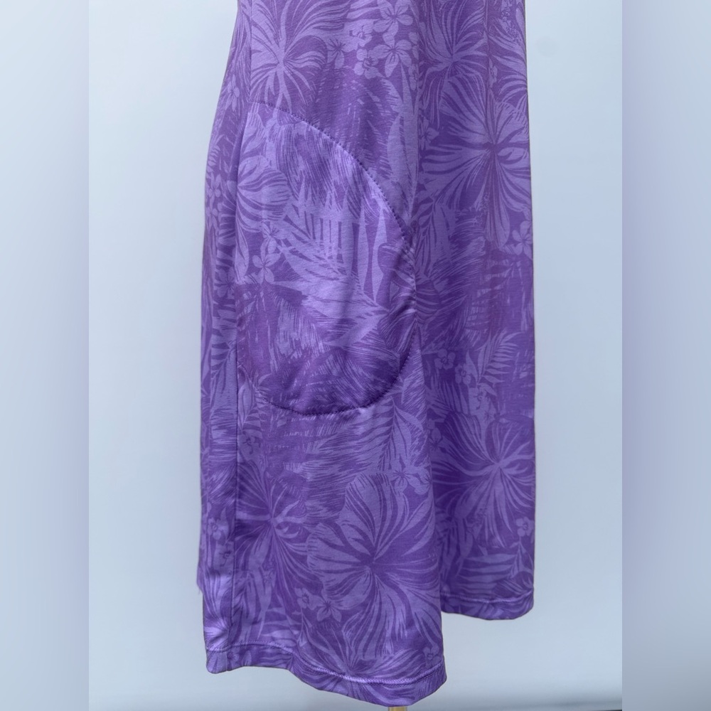 Zeroxposur Women's Soft Stretch Racerback Active Dress Hydrangea - Size M - Picture 8 of 13